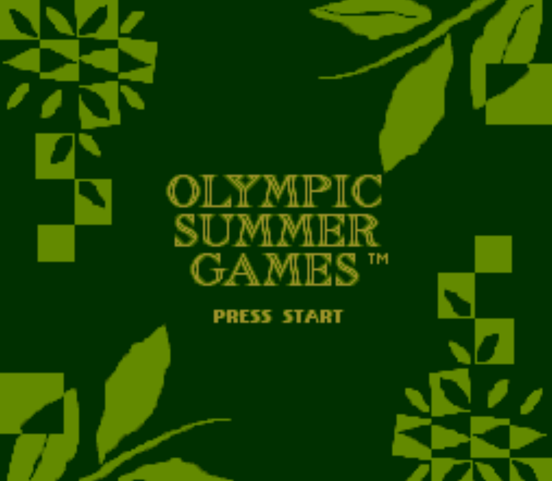Olympic Summer Games Title Screen